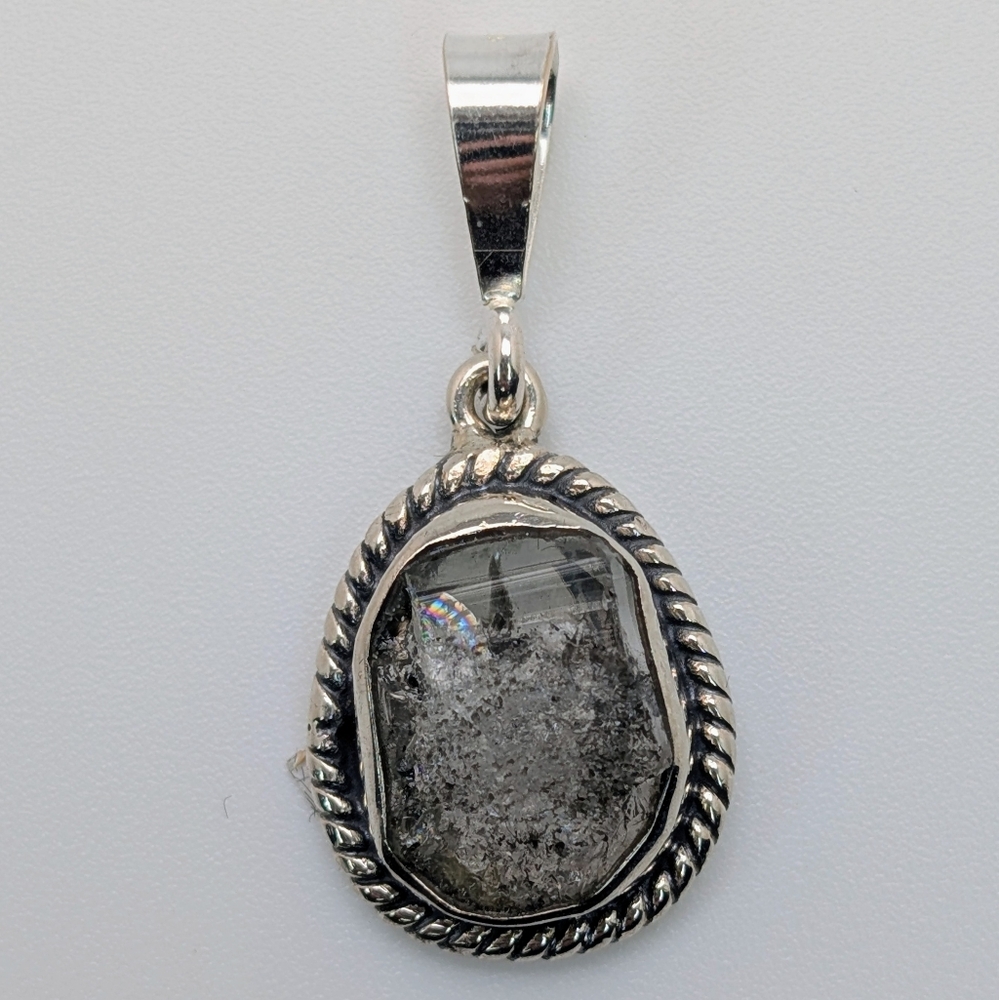 Herkimer Diamond Pendant S925 Sterling Silver